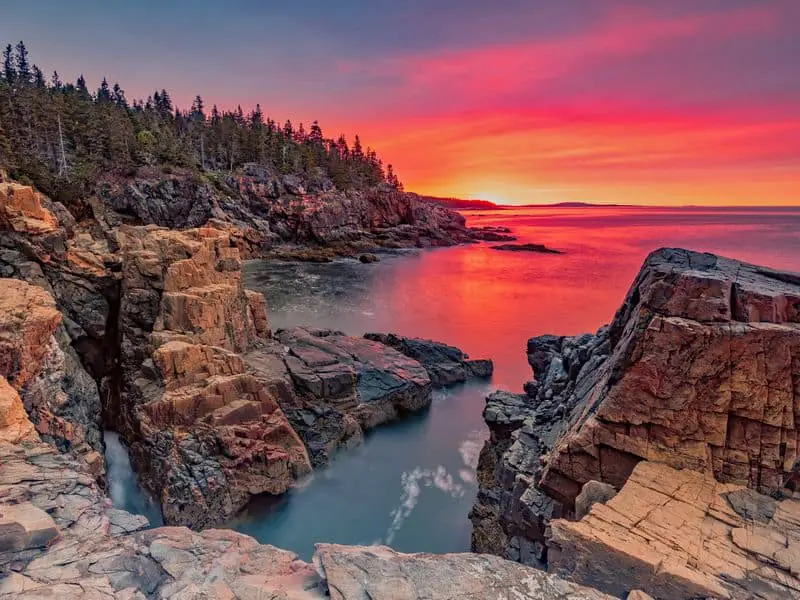 Sunrise Over Acadia NP