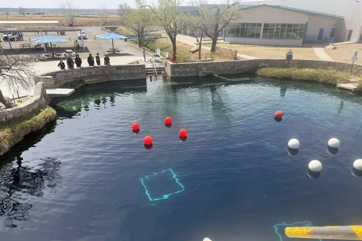 Free Santa Rosa Blue Hole Boondocking Location