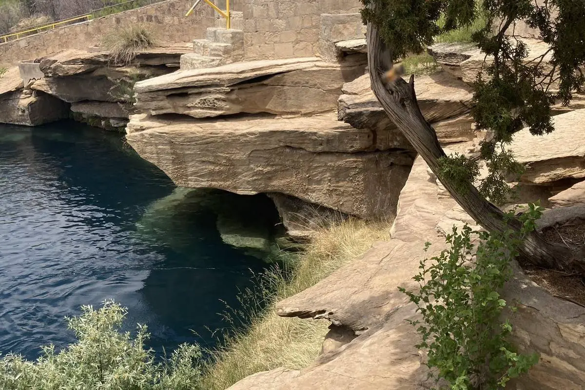 Free Santa Rosa Blue Hole Boondocking Location