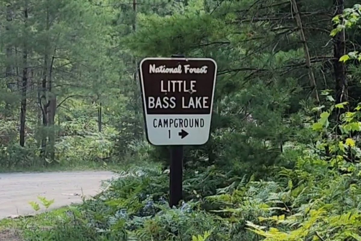 Little Bass Lake Campground in Manistique, MI