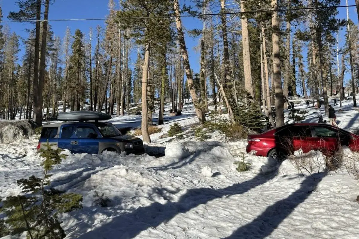 Snow Mobile Parking Boondocking Area in Shingleton, MI