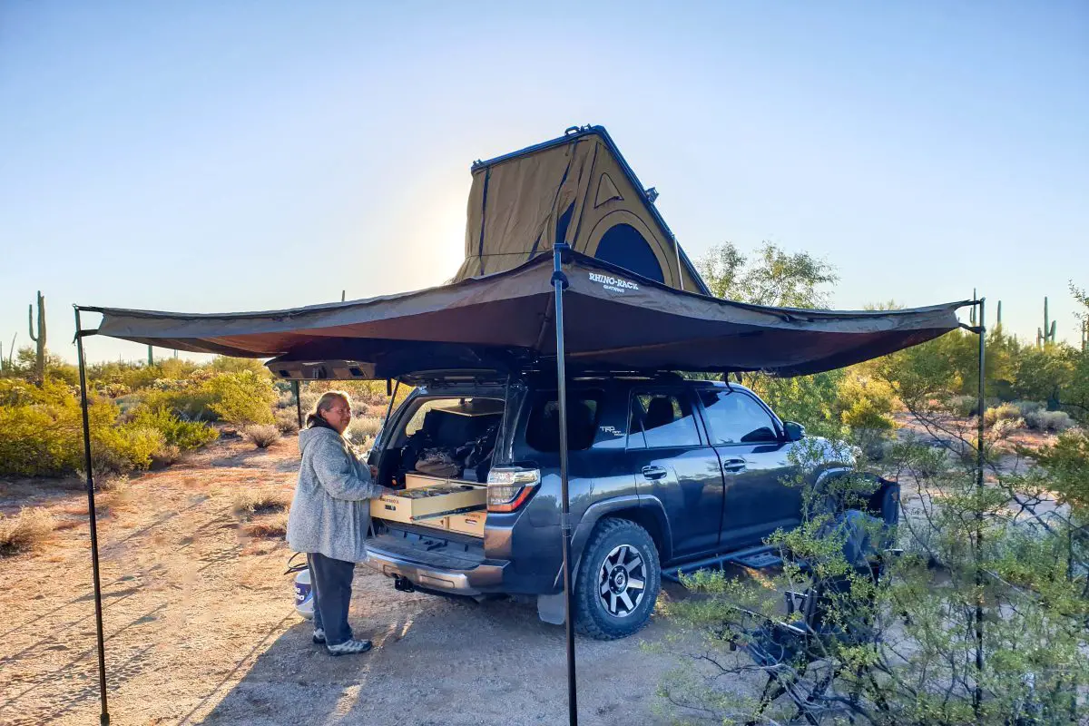 4Runner, RTTent, Backdoor Kitchen