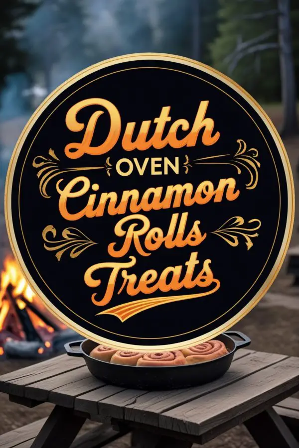 Dutch Oven Cinnamon Rolls Camping Treats