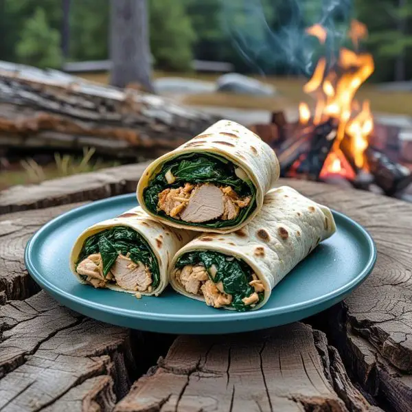 Chicken and Spinach Wraps Recipe
