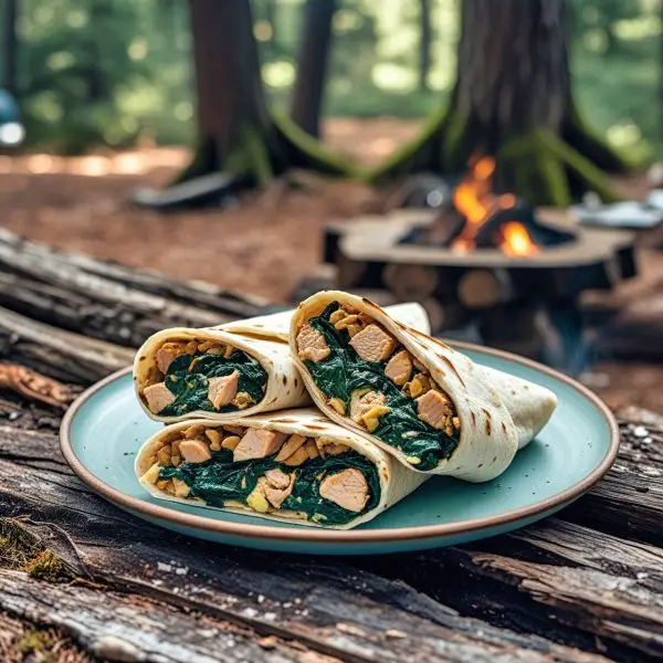 Chicken and Spinach Wraps Recipe